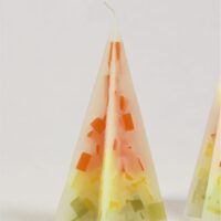 Tannenbaum / Terrazzo-orange-gelb-olive