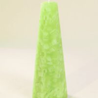 sechskantiger Obelisk / Terrazzo-hellgrün